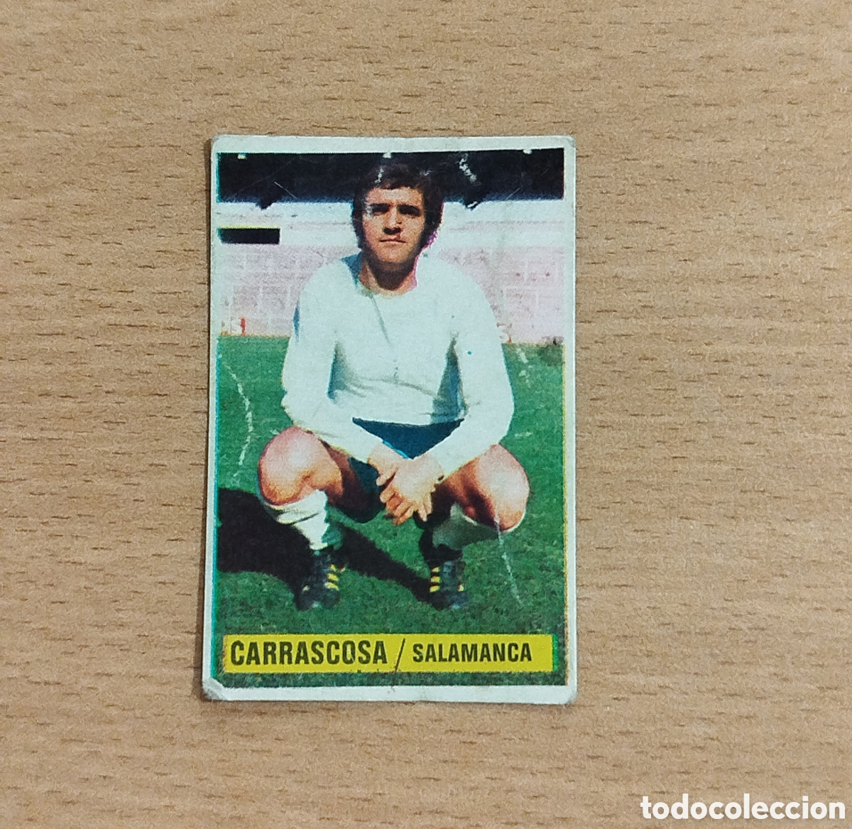 Cromos de f&uacute;tbol: SIN PEGAR FICHAJES 16 CARRASCOSA SALAMANCA 74 75 1974 1975 ESTE CROMO NUNCA PEGADO FICHAJE
