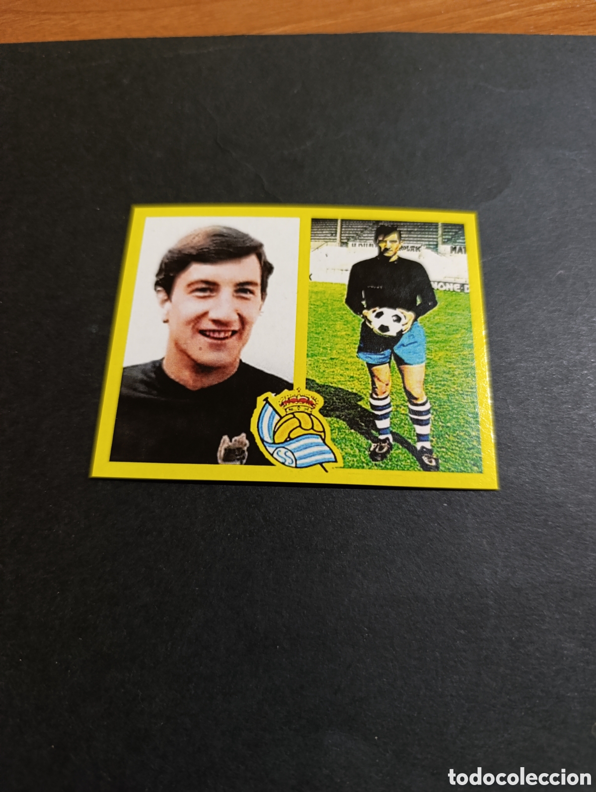 Cromos de f&uacute;tbol: Cromo Urruticoechea Real Sociedad Liga Este 72 73, ampliaci&oacute;n de la colecci&oacute;n