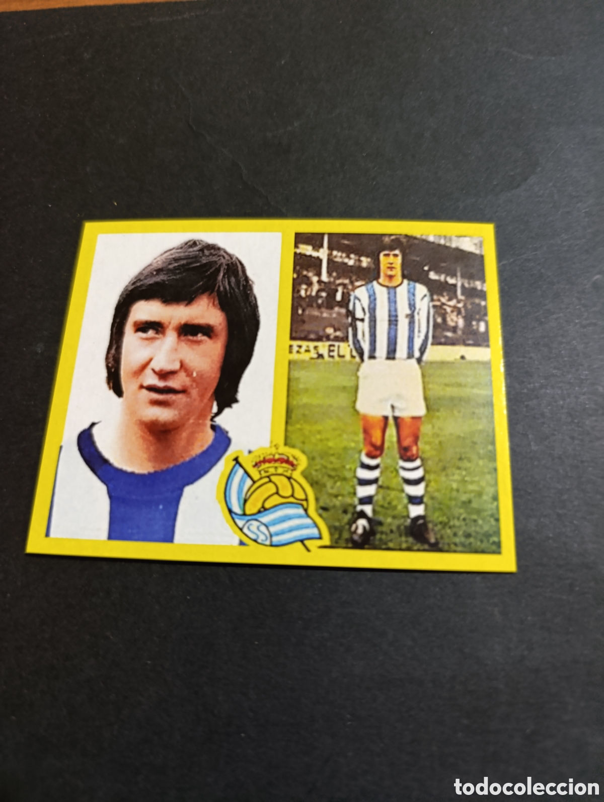 Cromos de f&uacute;tbol: Cromo Elcoro Real Sociedad Liga Este 72 73, ampliaci&oacute;n de la colecci&oacute;n