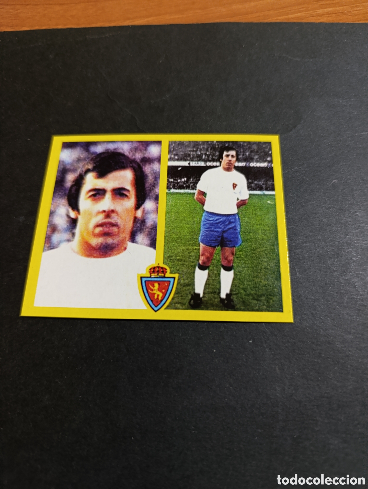 Cromos de f&uacute;tbol: Cromo Du&ntilde;abeitia Real Zaragoza Liga Este 72 73, ampliaci&oacute;n de la colecci&oacute;n