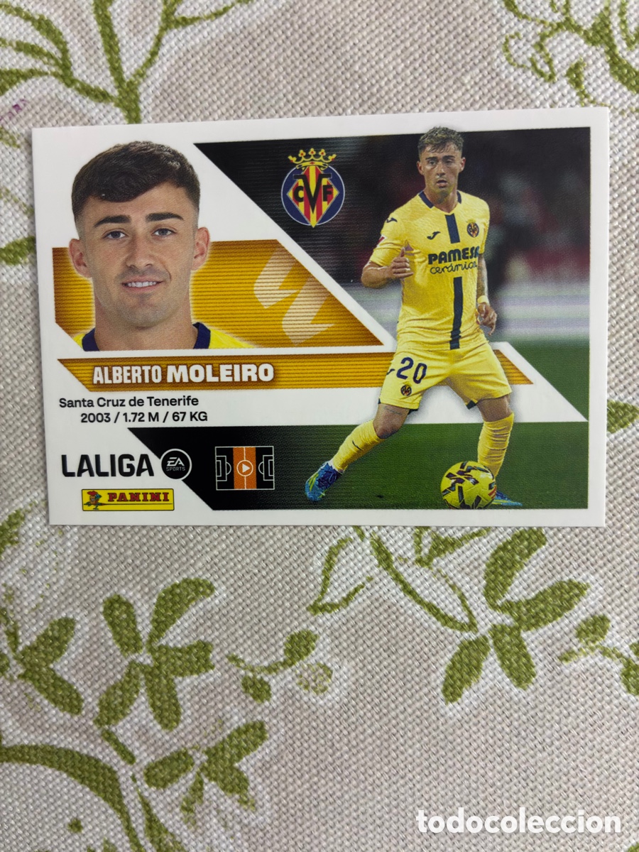 Fu&szlig;ball-Sticker: Cromo Alberto Moleiro - Villarreal CF - N.&ordm; 14 - Colecci&oacute;n Este Panini LIGA 2026-27