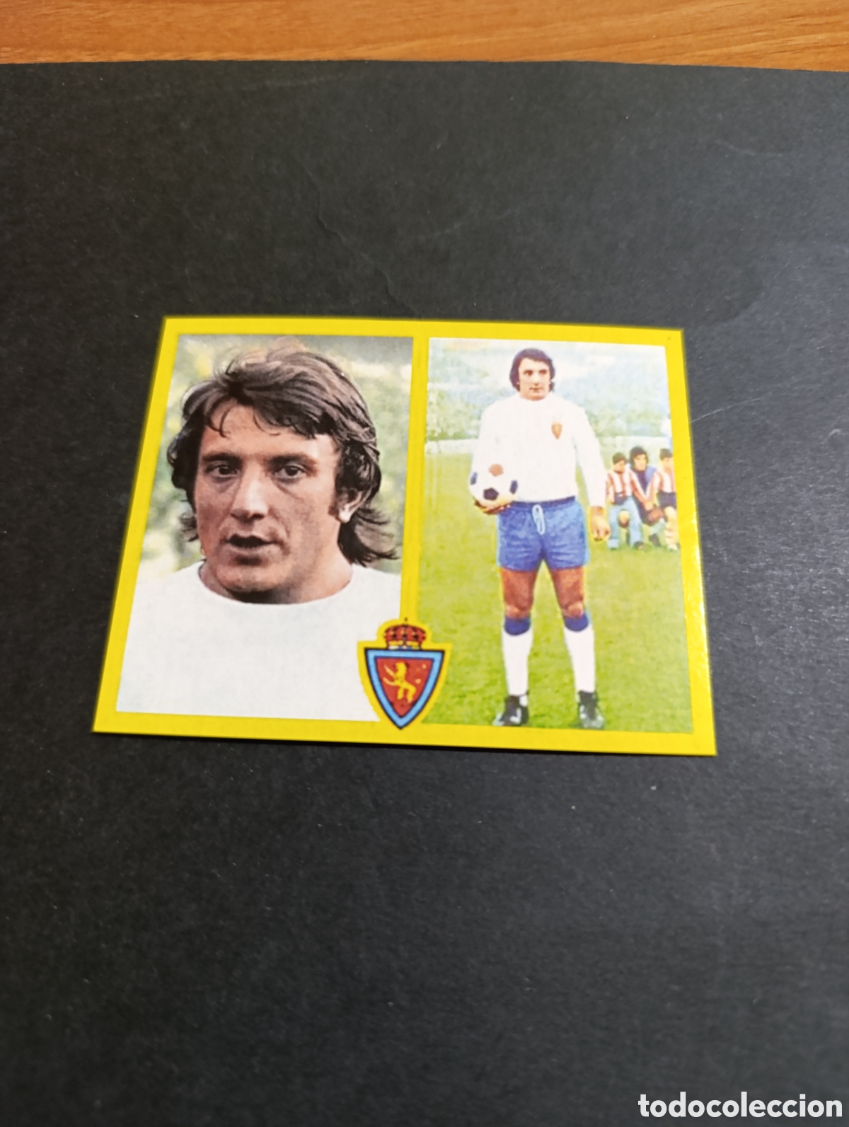 Fu&szlig;ball-Sticker: Cromo Rubial Real Zaragoza Liga Este 72 73, ampliaci&oacute;n de la colecci&oacute;n