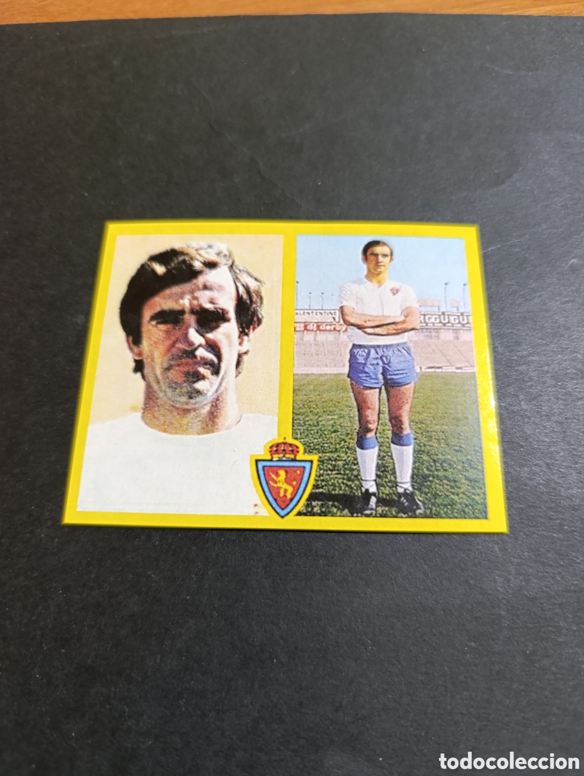 Football Stickers: Cromo Ru&iacute;z Igartua Real Zaragoza Liga Este 72 73, ampliaci&oacute;n de la colecci&oacute;n