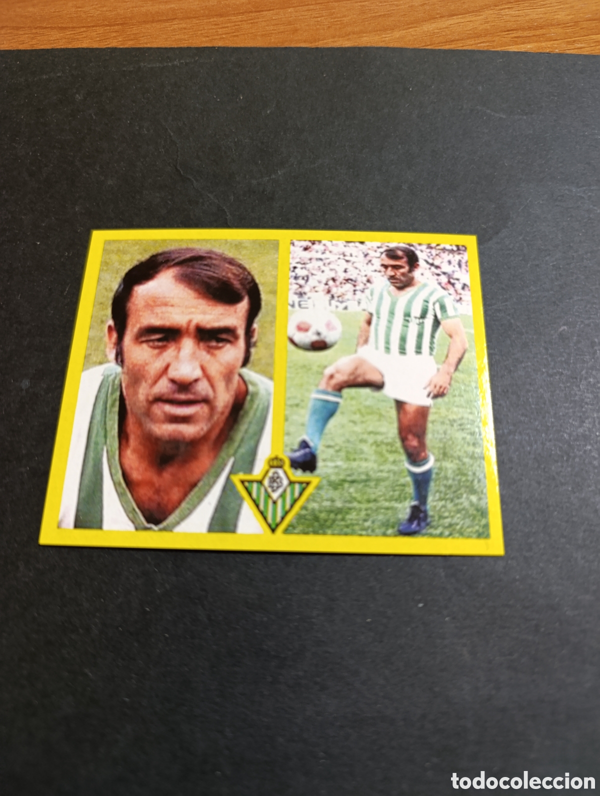 Cromos de f&uacute;tbol: Cromo Del Sol Real Betis Liga Este 72 73, ampliaci&oacute;n de la colecci&oacute;n