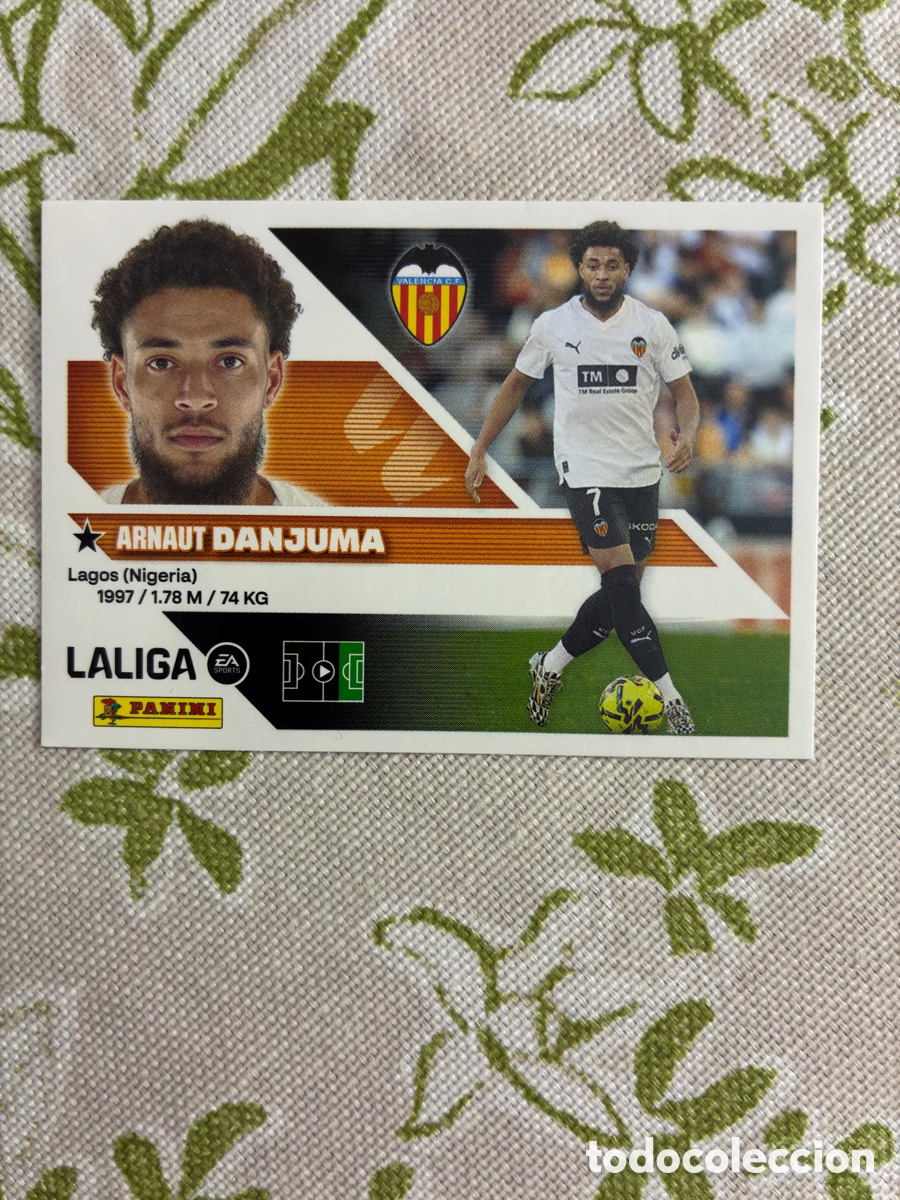 Cromos de f&uacute;tbol: Cromo Arnaut Danjuma - Valencia CF - N.&ordm; 19 BIS (Coloca) - Colecci&oacute;n Este Panini LIGA 2026-27