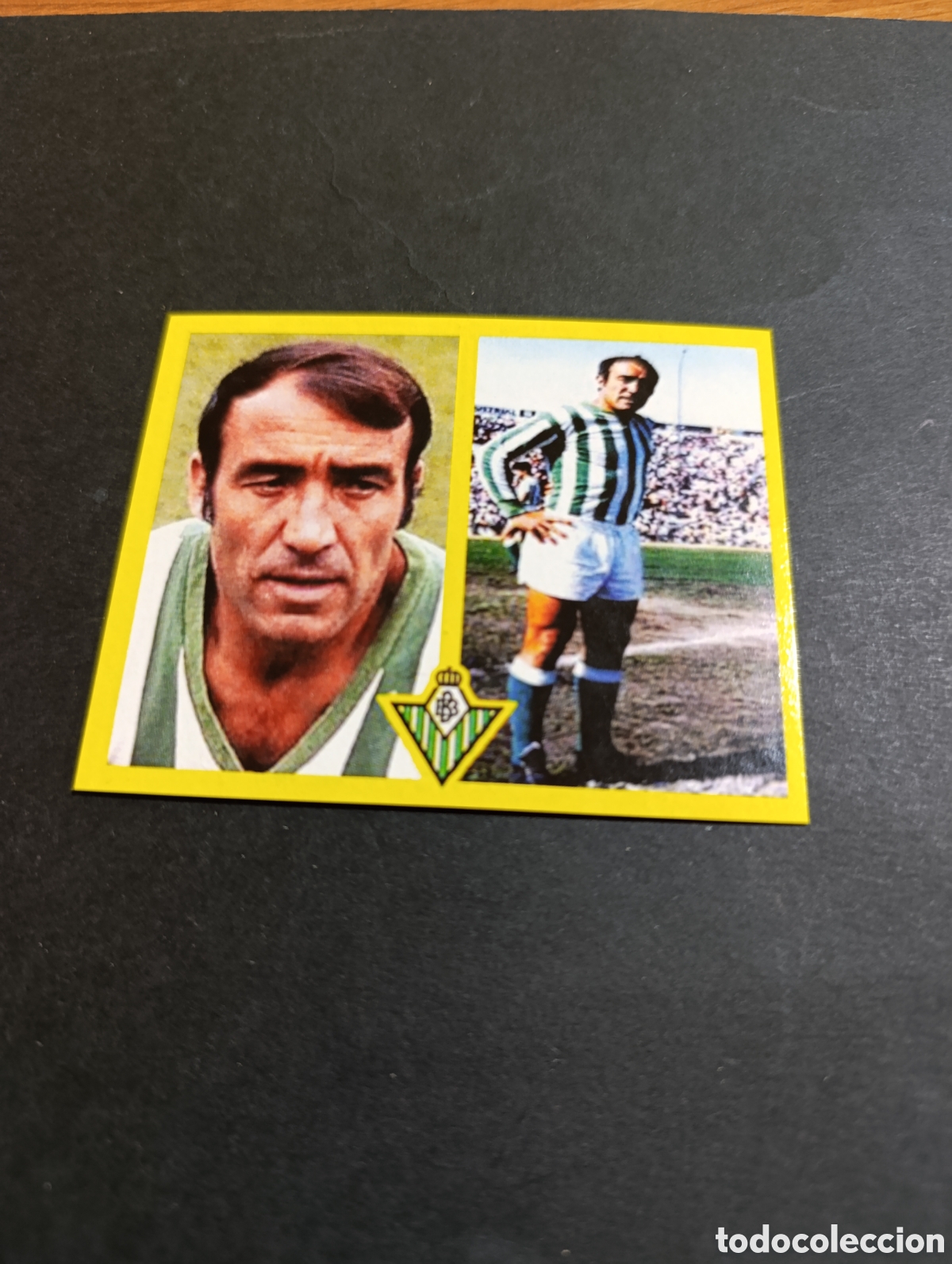Cromos de f&uacute;tbol: Cromo Del Sol Real Betis Liga Este 72 73, ampliaci&oacute;n de la colecci&oacute;n