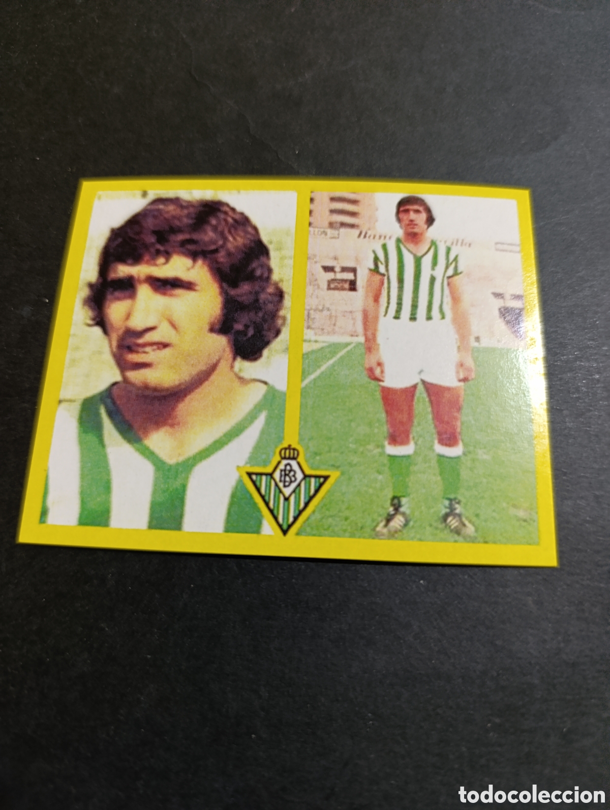Cromos de f&uacute;tbol: Cromo Alabanda Real Betis Liga Este 72 73, ampliaci&oacute;n de la colecci&oacute;n