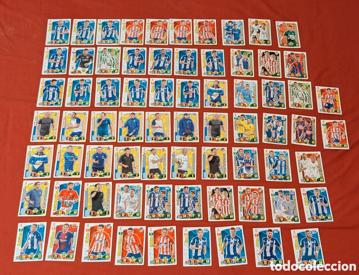Cromos de f&uacute;tbol: Cromos F&uacute;tbol Adrenalyn XL 2017-2018. Panini