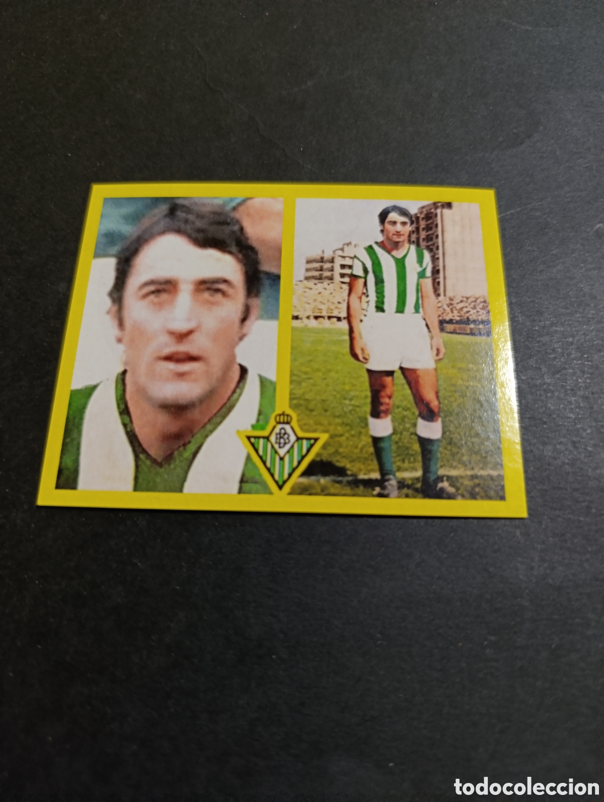Cromos de f&uacute;tbol: Cromo Goicoechea Real Betis Liga Este 72 73, ampliaci&oacute;n de la colecci&oacute;n