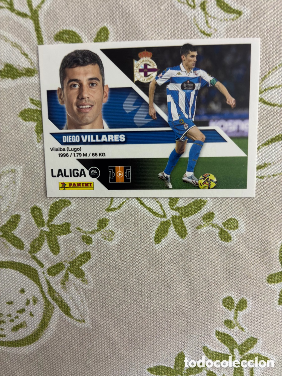 Cromos de f&uacute;tbol: Cromo Diego Villares - RC Deportivo - N.&ordm; 11 - Colecci&oacute;n Este Panini LIGA 2026-27