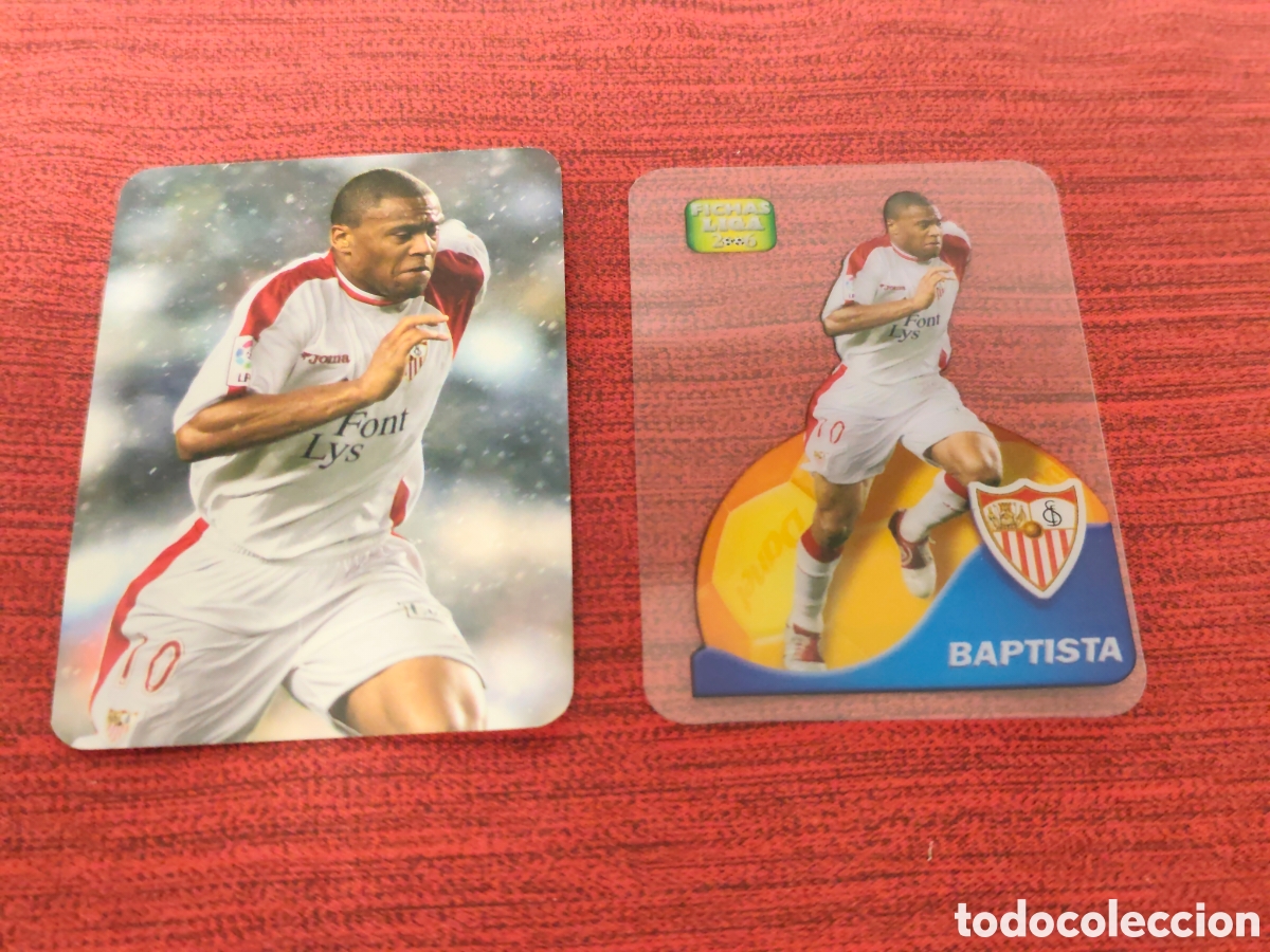 Cromos de Futebol: EL MEJOR 162 BAPTISTA SEVILLA CARD Y LAMINCARD DANET MUNDICROMO 2005 2006