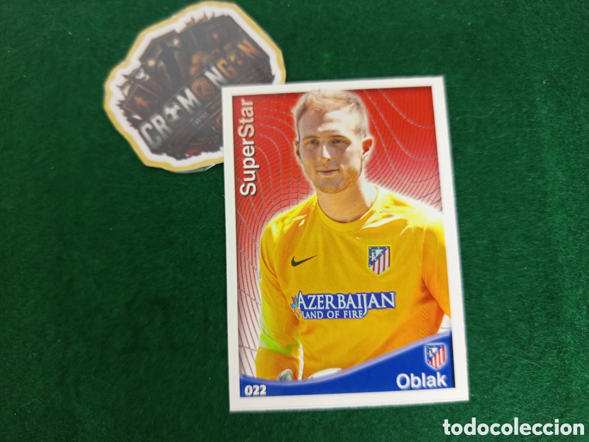 Cromos de f&uacute;tbol: ❇️ CROMO ⚽ CARD OBLAK ATL&Eacute;TICO DE MADRID 022 SUPERSTAR ❇️