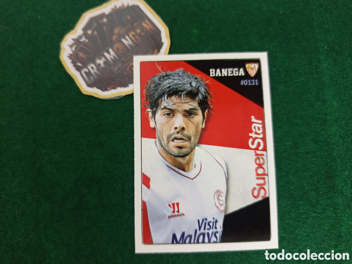 Cromos de f&uacute;tbol: ❇️ CROMO ⚽ CARD BANEGA SEVILLA 131 SUPERSTAR LAS FICHAS DE LA LIGA 15 16 2015 2016 ❇️