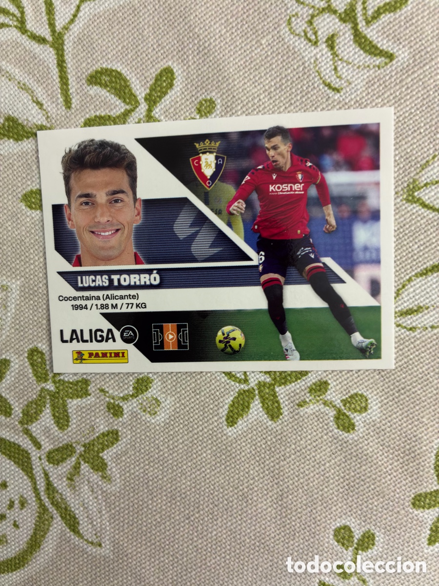 Cromos de f&uacute;tbol: Cromo Lucas Torr&oacute; - CA Osasuna - N.&ordm; 11 - Colecci&oacute;n Este Panini LIGA 2026-27