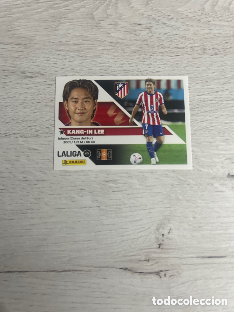 Cromos de f&uacute;tbol: Kang-in Lee 20 &Uacute;ltimos Fichajes Atl&eacute;tico de Madrid Segunda 2 Edici&oacute;n Liga Este 2026/27 26-27 Panini