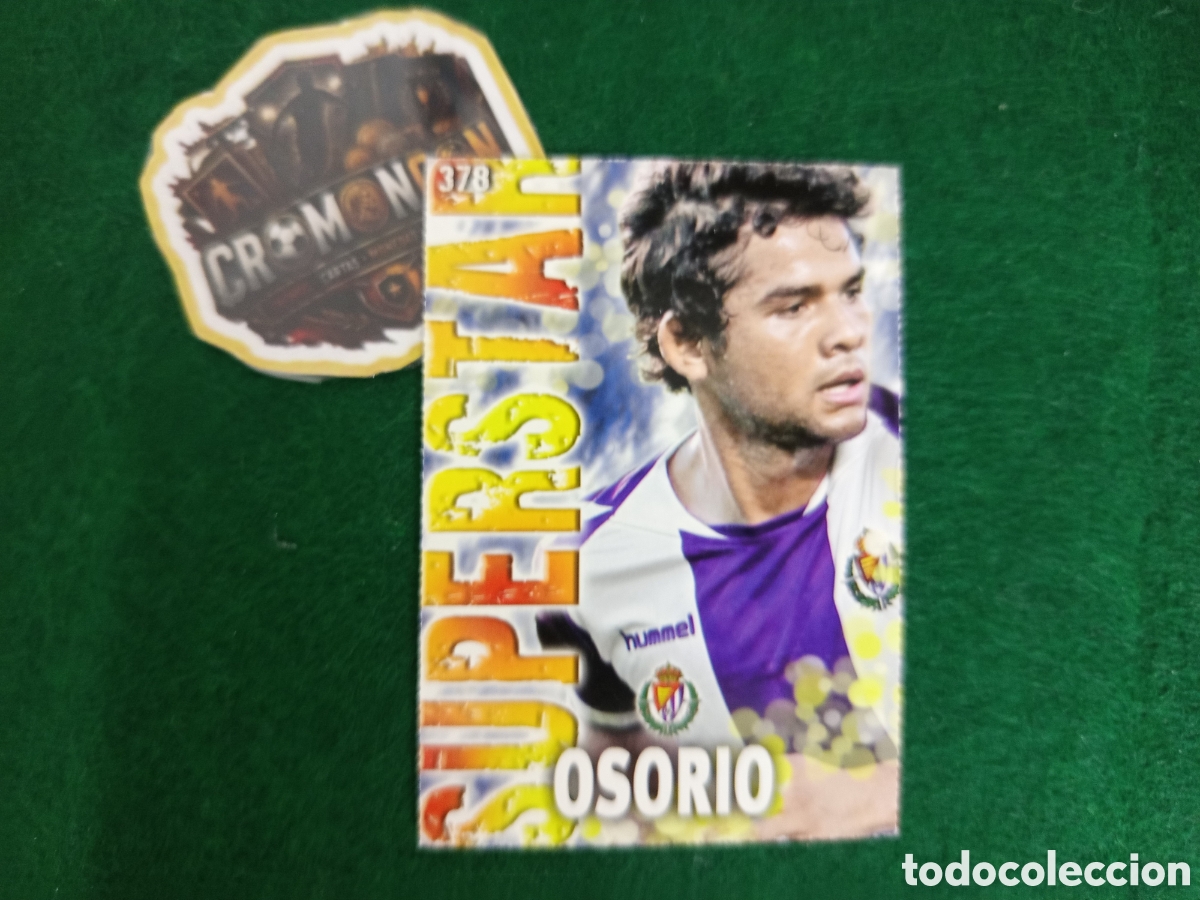 Cromos de f&uacute;tbol: ❇️ CROMO ⚽ CARD OSORIO VALLADOLID 378 SUPERSTAR FICHAS LIGA QUIZ GAME 2014 13 14 2013 MUNDICROMO ❇️