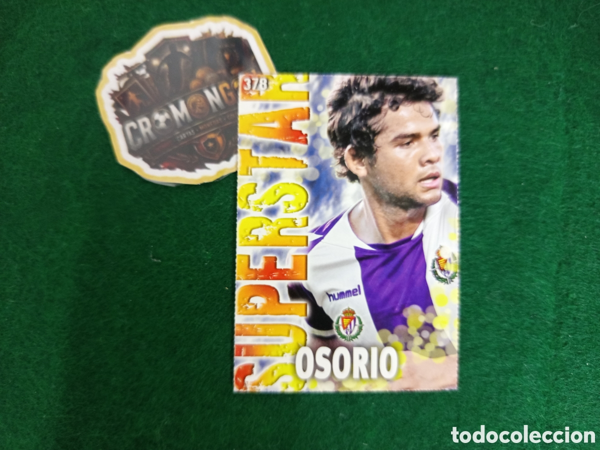 Cromos de f&uacute;tbol: ❇️ CROMO ⚽ CARD OSORIO VALLADOLID 378 SUPERSTAR FICHAS LIGA QUIZ GAME 2014 13 14 2013 MUNDICROMO ❇️