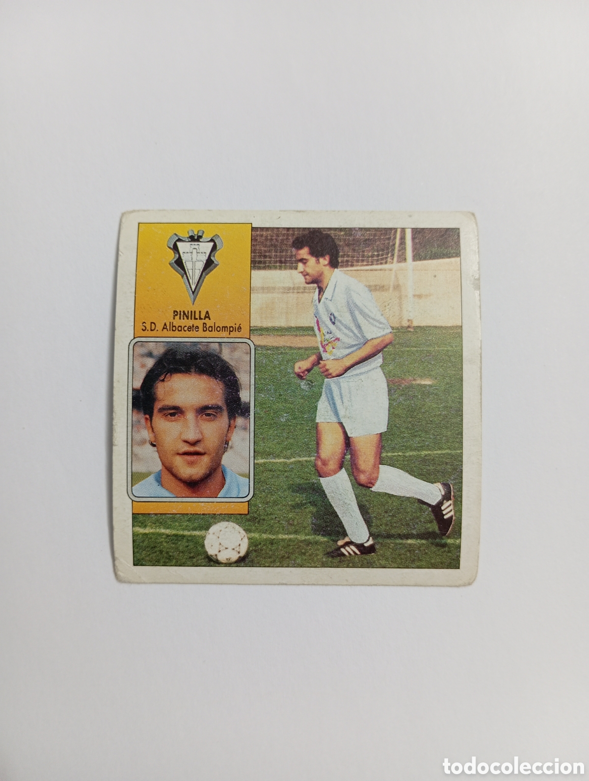 Cromos de f&uacute;tbol: FICHAJE 2 PINILLA Liga Este 1992 1993 Panini 92 93