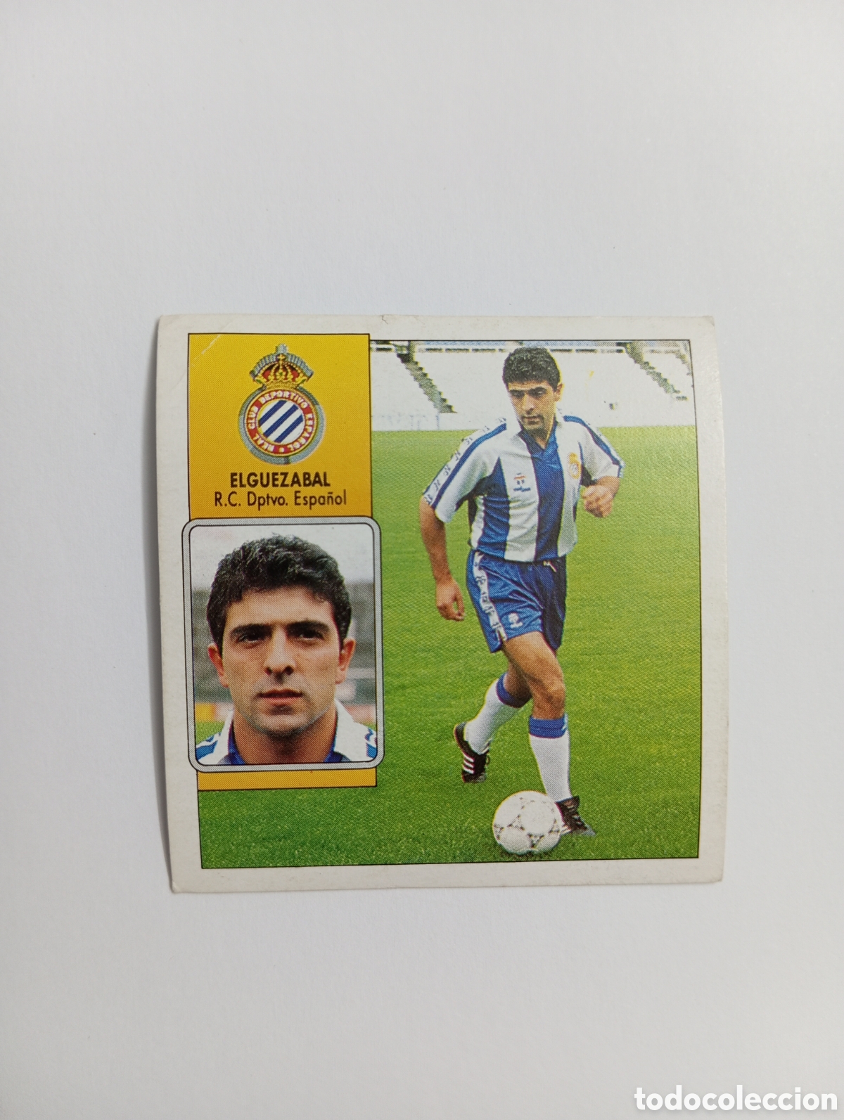 Cromos de f&uacute;tbol: FICHAJE 3 ELGUEZABAL Liga Este 1992 1993 Panini 92 93