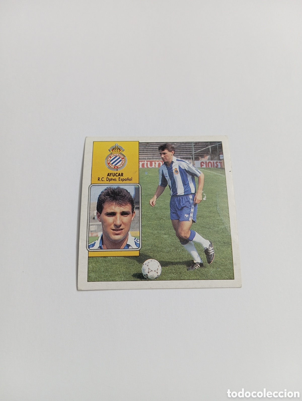 Cromos de f&uacute;tbol: FICHAJE 4 AYUCAR Liga Este 1992 1993 Panini 92 93