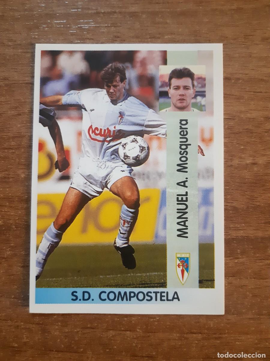 Cromos de f&uacute;tbol: N&deg;159 MANUEL COMPOSTELA VERSI&Oacute;N LIGA 96-97 PANINI. NUNCA PEGADO, SIN PEGAR