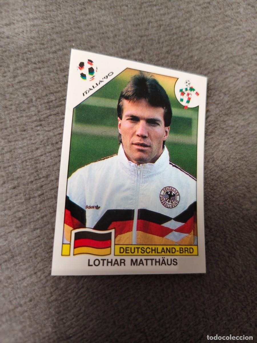 Cromos de f&uacute;tbol: 204 WORLD CUP STORY PANINI LOTHAR MATTHAUS (ALEMANIA) - MUNDIAL 1990 90 -- MUNDIAL SONRICS AAJ