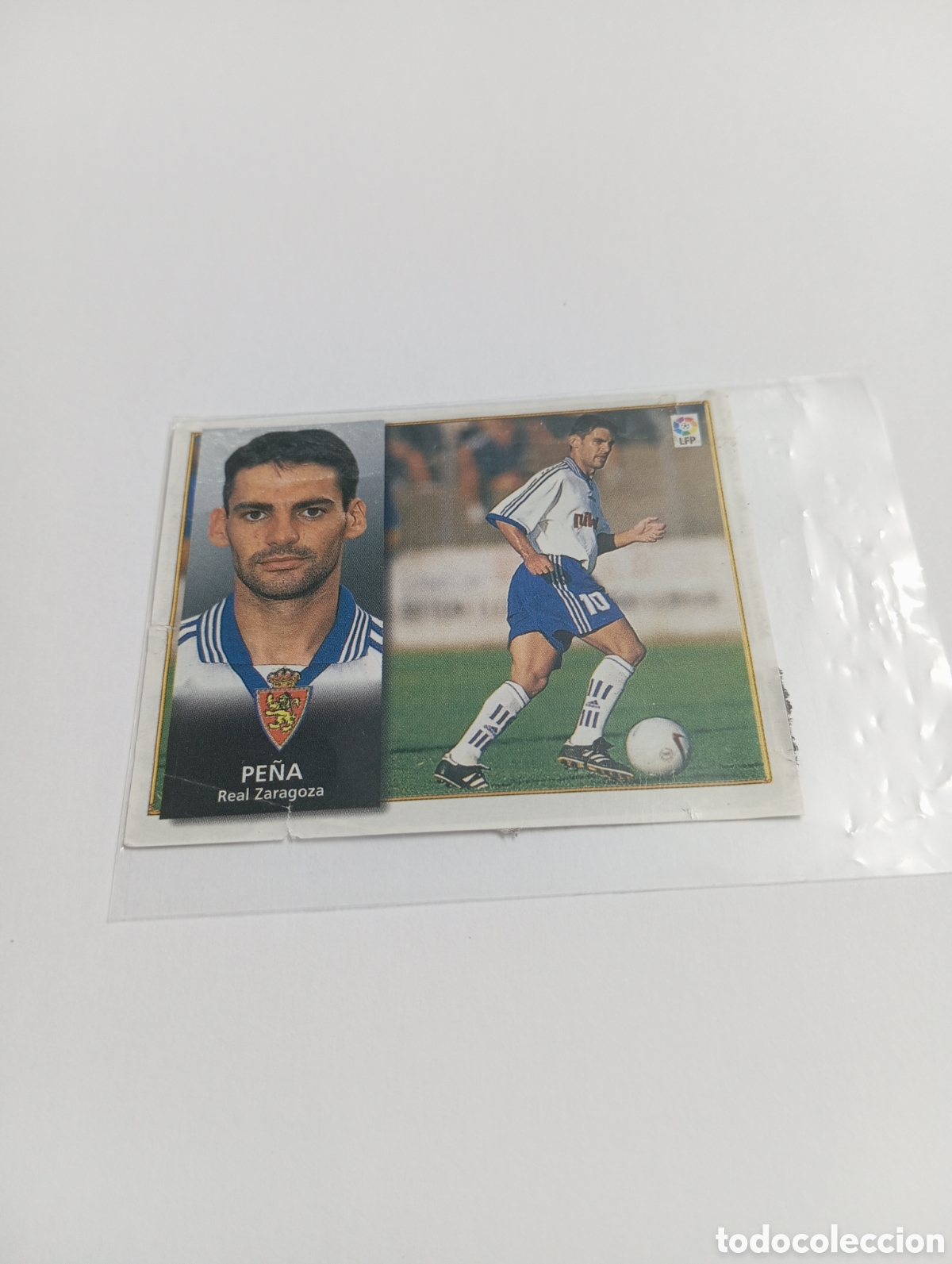 Cromos de f&uacute;tbol: PE&Ntilde;A COLOCA Zaragoza Liga Este 1998 1999 RECUPERADO 98 99
