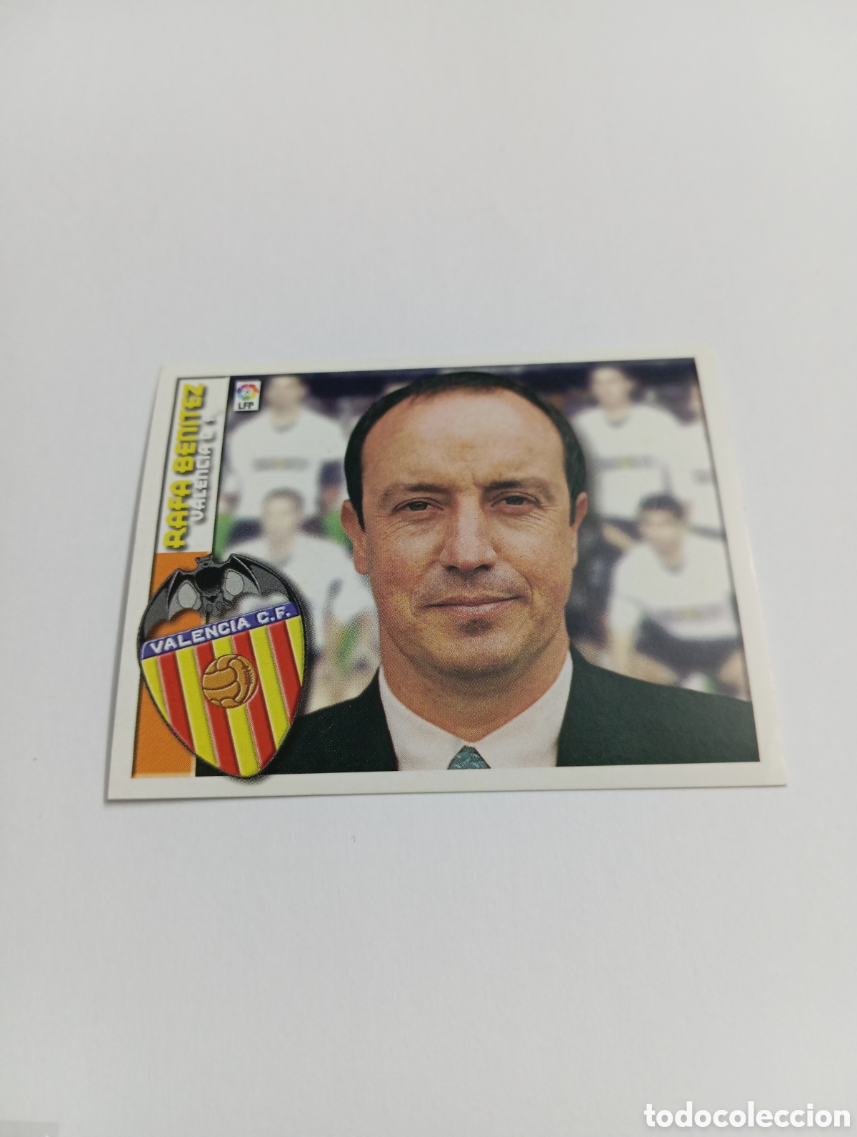 Cromos de f&uacute;tbol: ENTRENADOR RAFA BEN&Iacute;TEZ Valencia LIGA ESTE 2002 2003 PANINI 02 03