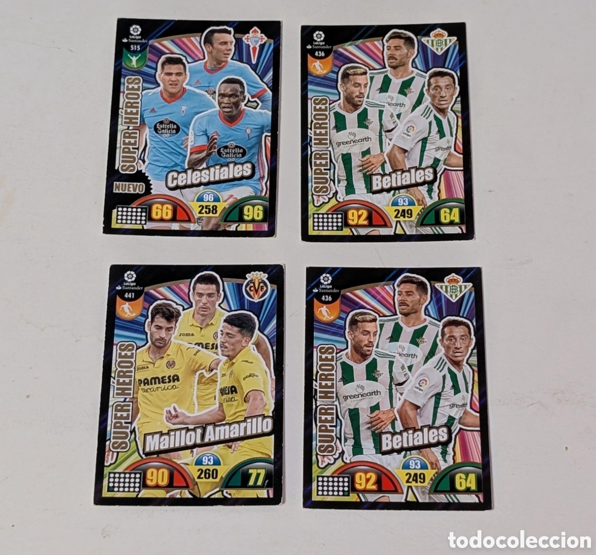 Cromos de f&uacute;tbol: Cromos F&uacute;tbol Adrenalyn XL 2017-2018. Super H&eacute;roes. Panini