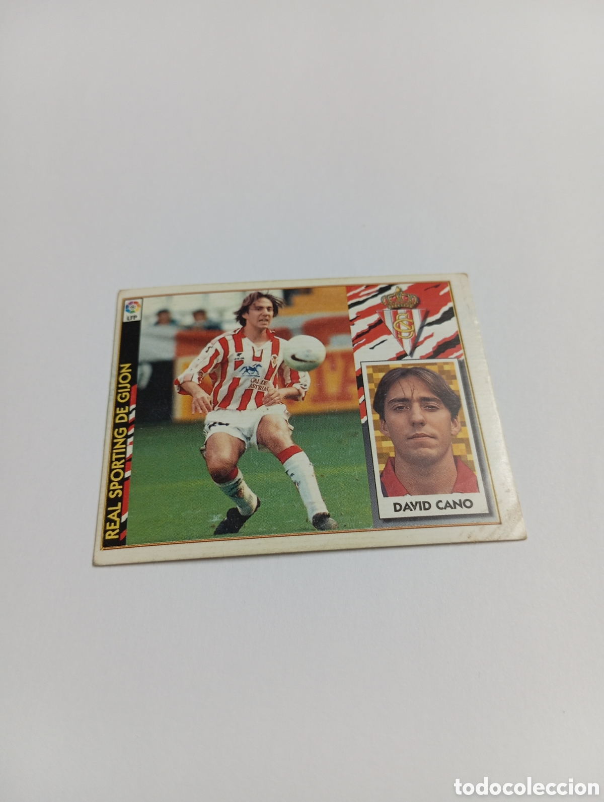 Cromos de f&uacute;tbol: DAVID CANO Sporting de Gij&oacute;n Liga Este 1997 1998 NUEVO SIN PEGAR 97 98