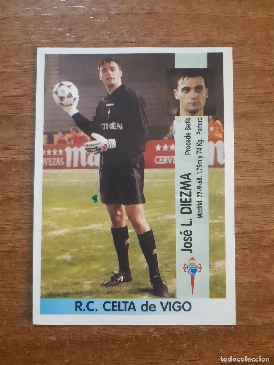 Cromos de f&uacute;tbol: N&deg;161-A COLOCA DIEZMA CELTA DE VIGO LIGA 96-97 PANINI. NUNCA PEGADO, SIN PEGAR