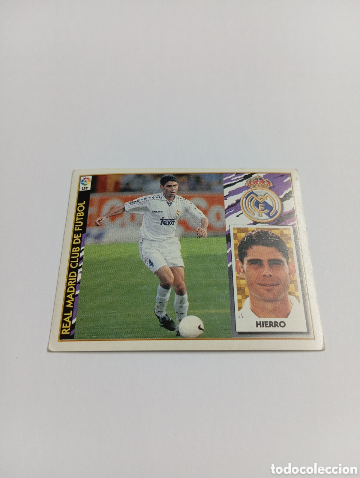 Cromos de f&uacute;tbol: HIERRO Real Madrid Liga Este 1997 1998 NUEVO SIN PEGAR 97 98