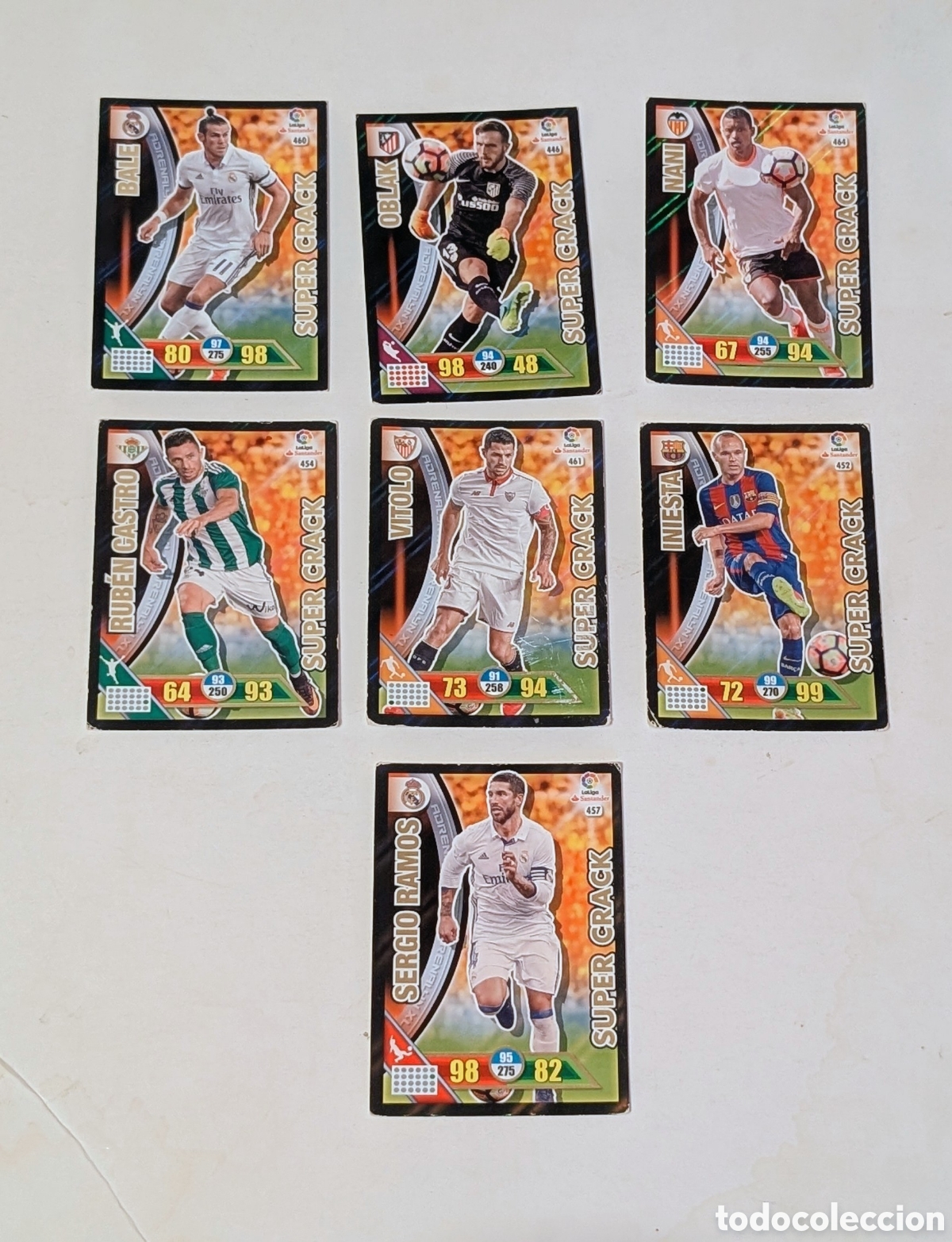 Cromos de f&uacute;tbol: Cromos F&uacute;tbol Adrenalyn XL 2016-2017. Super Crack. Panini