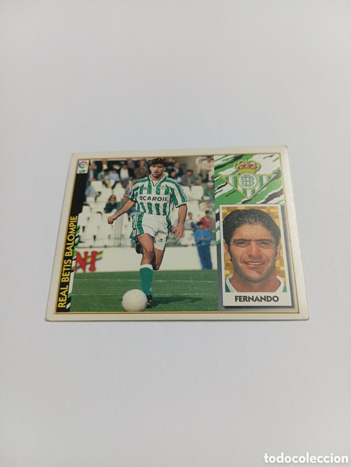 Cromos de f&uacute;tbol: FICHAJE 1 FERNANDO Liga Este 1997 1998 NUEVO SIN PEGAR 97 98