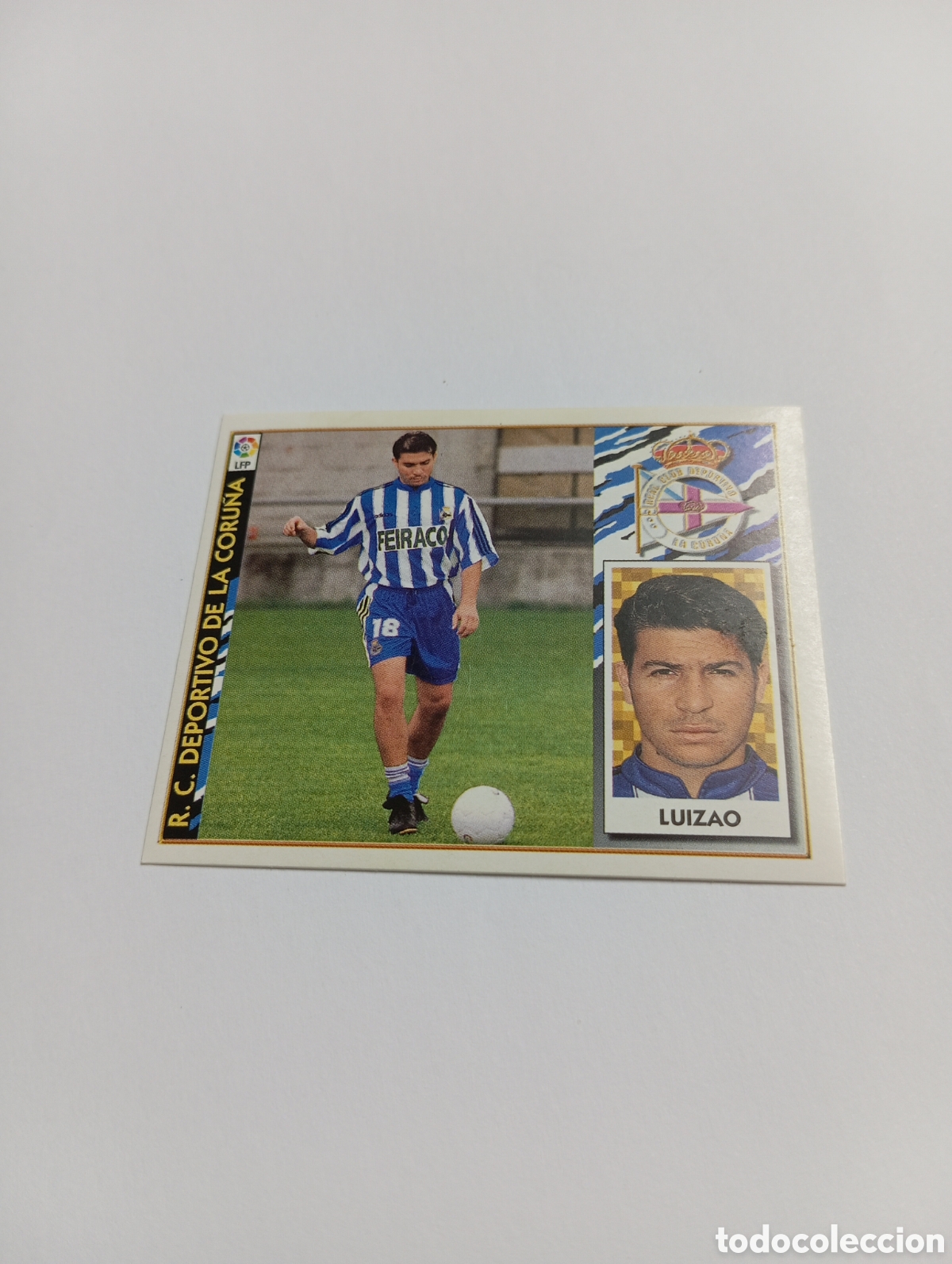 Cromos de f&uacute;tbol: FICHAJE 2 LUIZAO Liga Este 1997 1998 NUEVO SIN PEGAR 97 98