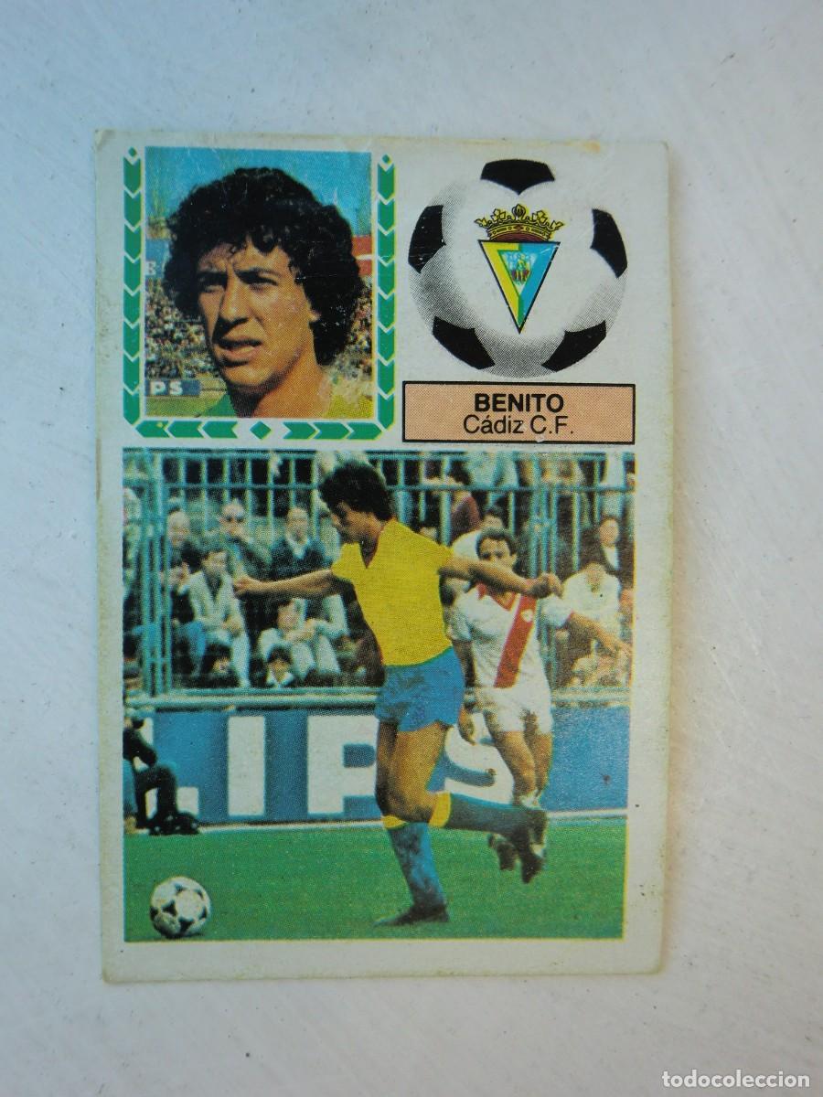Cromos de f&uacute;tbol: Cromo de f&uacute;tbol LIGA ESTE 83-84 1983-1984: BENITO (C&aacute;diz), &uacute;ltimos fichajes N&ordm; 8, versi&oacute;n doble