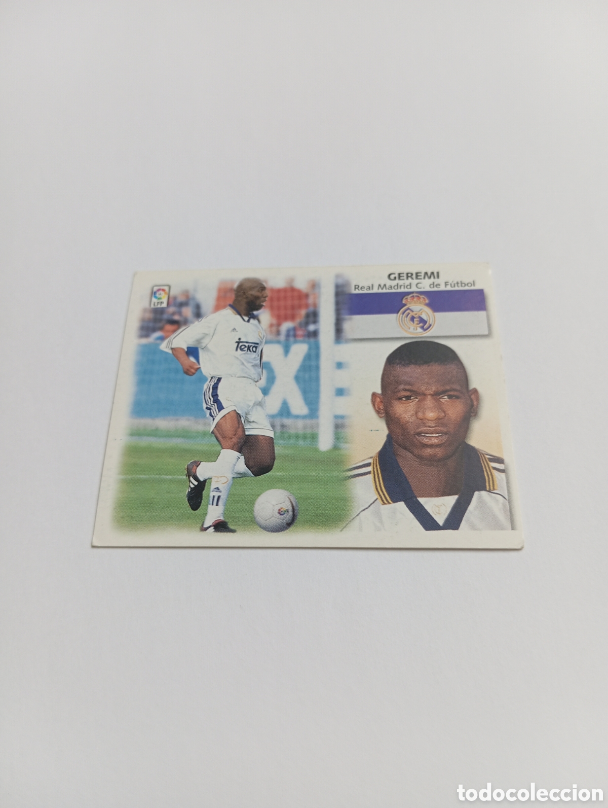 Cromos de f&uacute;tbol: GEREMI Real Madrid LIGA ESTE 1999 2000 PANINI 99 00 NUEVO SIN PEGAR