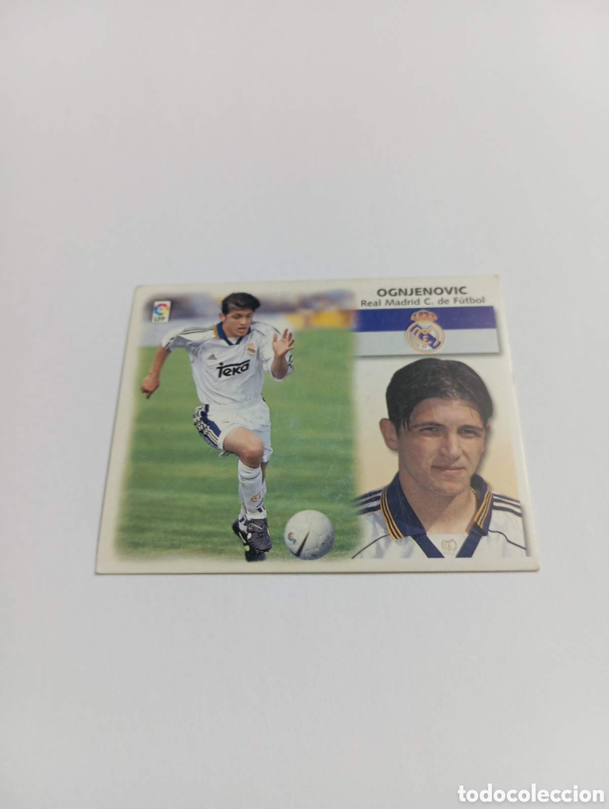 Cromos de f&uacute;tbol: OGNJENOVIC Real Madrid LIGA ESTE 1999 2000 PANINI 99 00 NUEVO SIN PEGAR