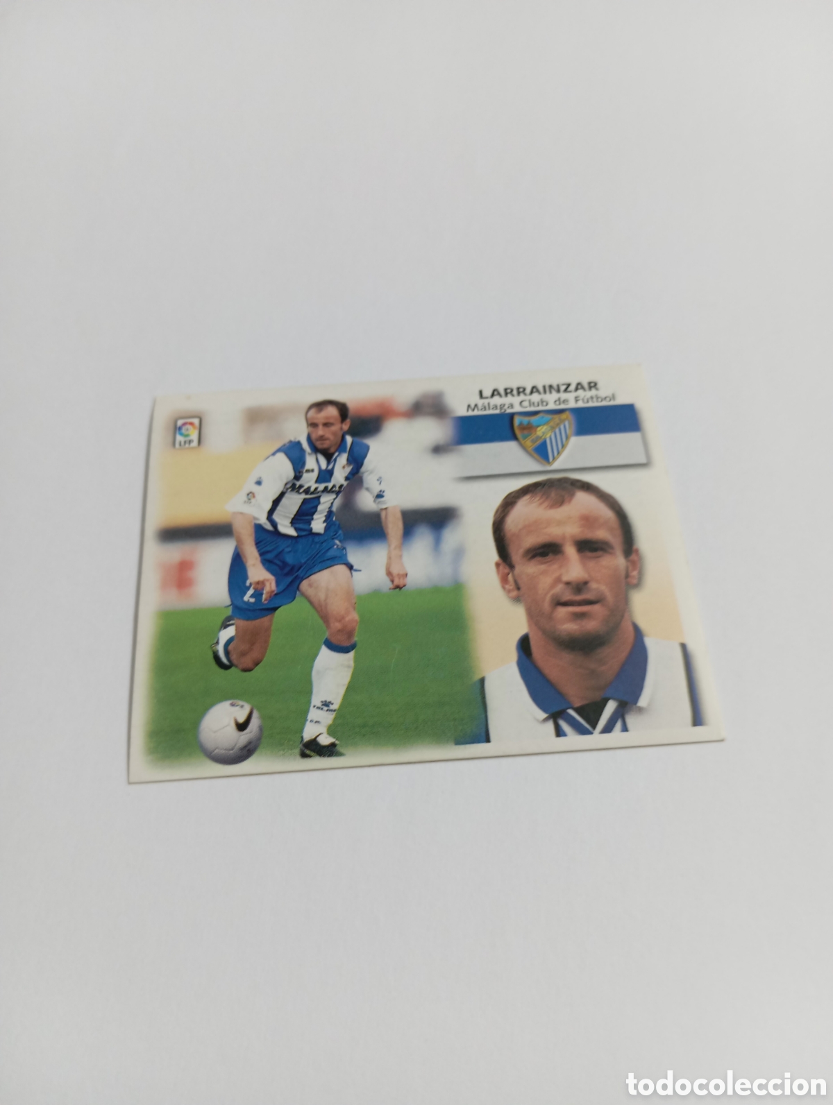 Cromos de f&uacute;tbol: LARRAINZAR M&aacute;laga LIGA ESTE 1999 2000 PANINI 99 00 NUEVO SIN PEGAR