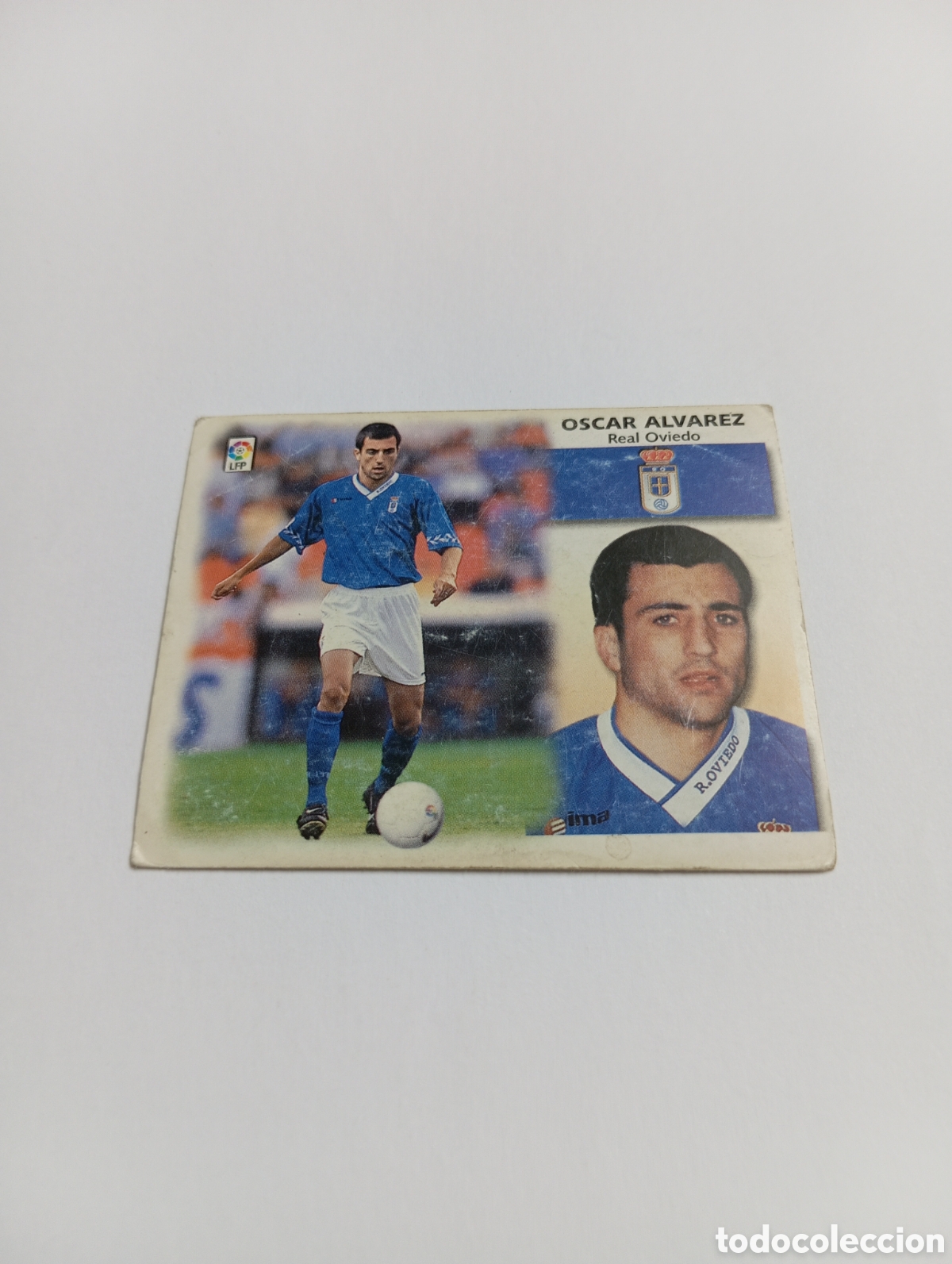 Cromos de f&uacute;tbol: &Oacute;SCAR &Aacute;LVAREZ COLOCA Oviedo LIGA ESTE 1999 2000 PANINI 99 00 NUEVO SIN PEGAR