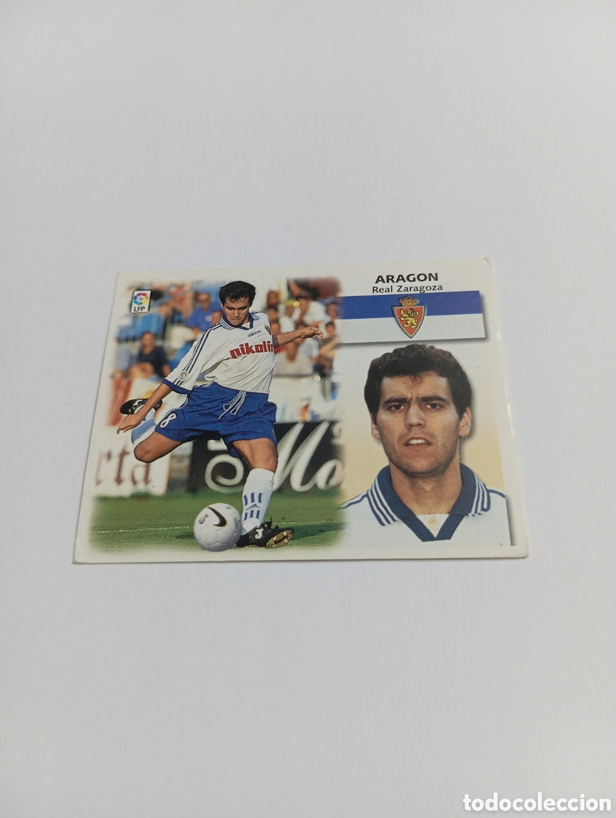 Cromos de f&uacute;tbol: ARAG&Oacute;N Zaragoza LIGA ESTE 1999 2000 PANINI 99 00 NUEVO SIN PEGAR
