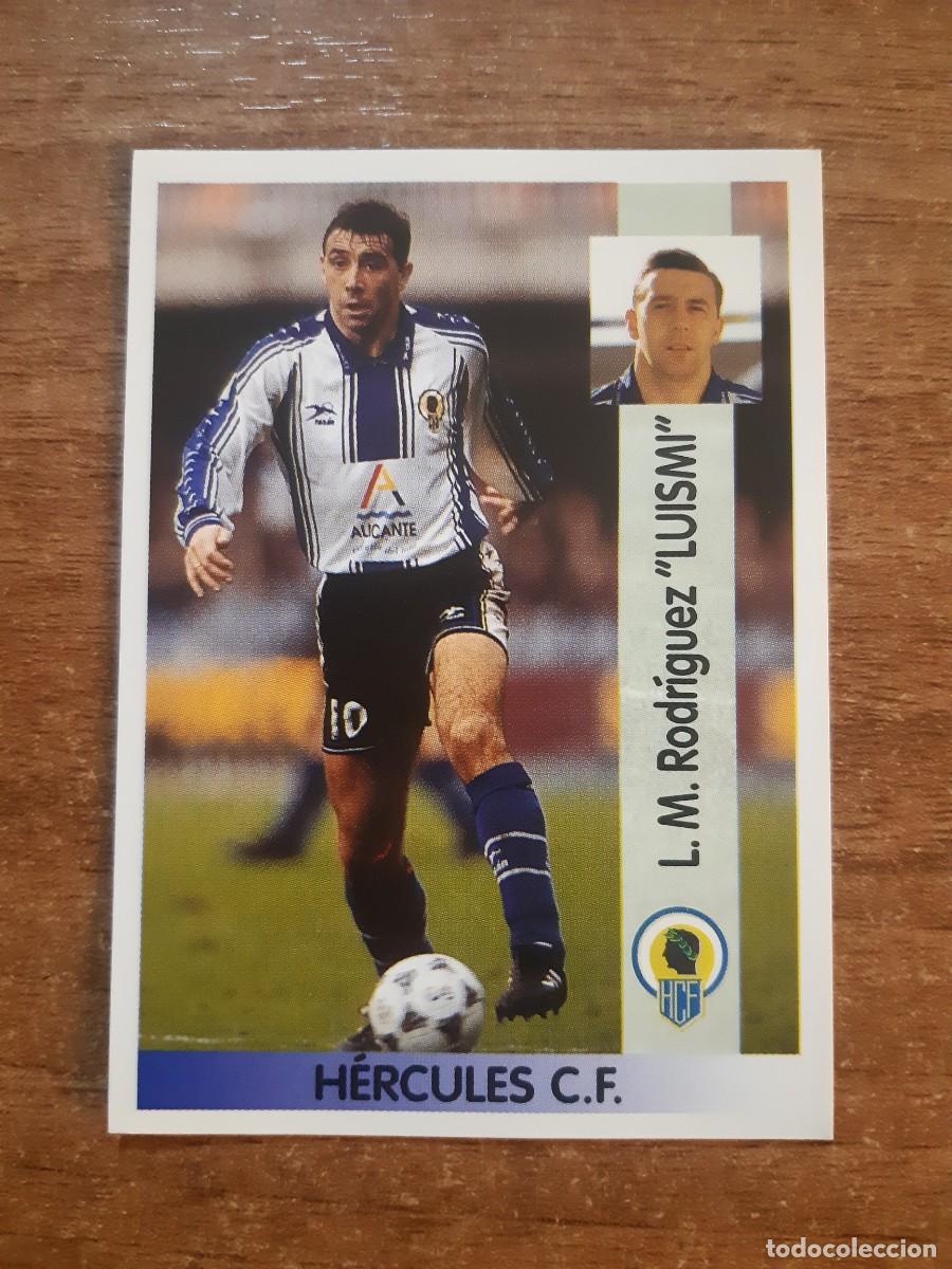 Cromos de f&uacute;tbol: N&deg;297 BAJA LUISMI H&Eacute;RCULES LIGA 96-97 PANINI. NUNCA PEGADO, SIN PEGAR