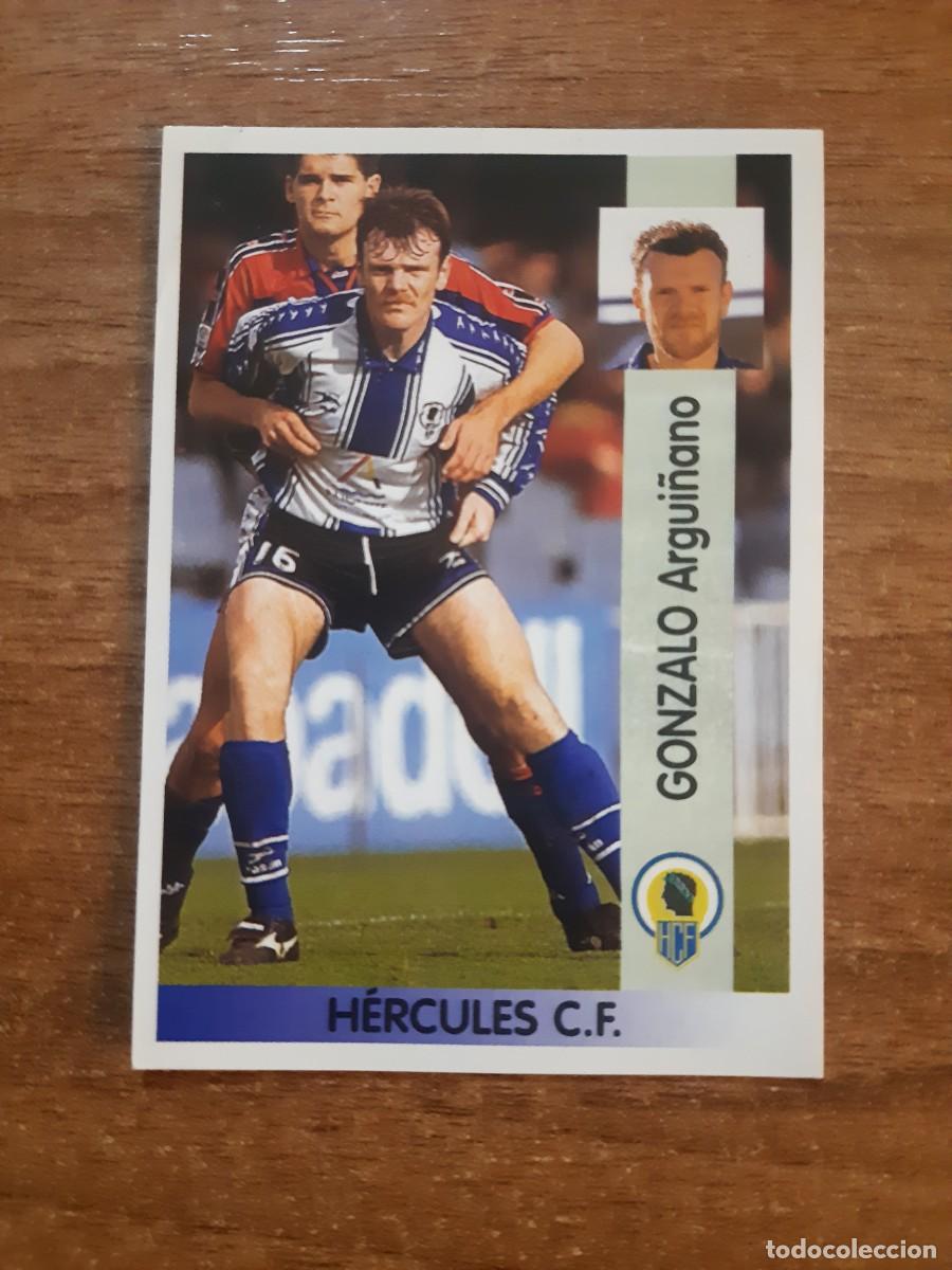 Cromos de f&uacute;tbol: N&deg;294 BAJA GONZALO H&Eacute;RCULES LIGA 96-97 PANINI. NUNCA PEGADO, SIN PEGAR