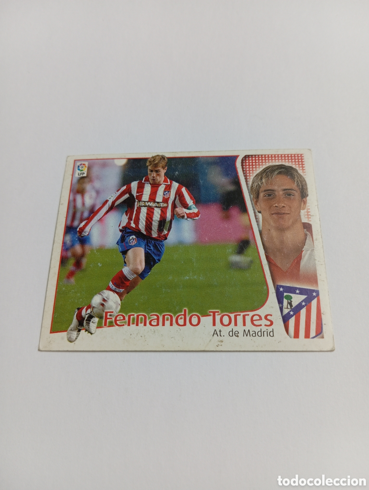 Cromos de f&uacute;tbol: FERNANDO TORRES Atl&eacute;tico de Madrid LIGA ESTE 2004 2005 PANINI 04 05