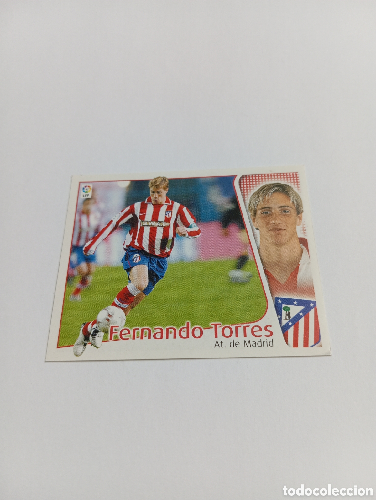 Cromos de f&uacute;tbol: FERNANDO TORRES Atl&eacute;tico de Madrid LIGA ESTE 2004 2005 PANINI 04 05