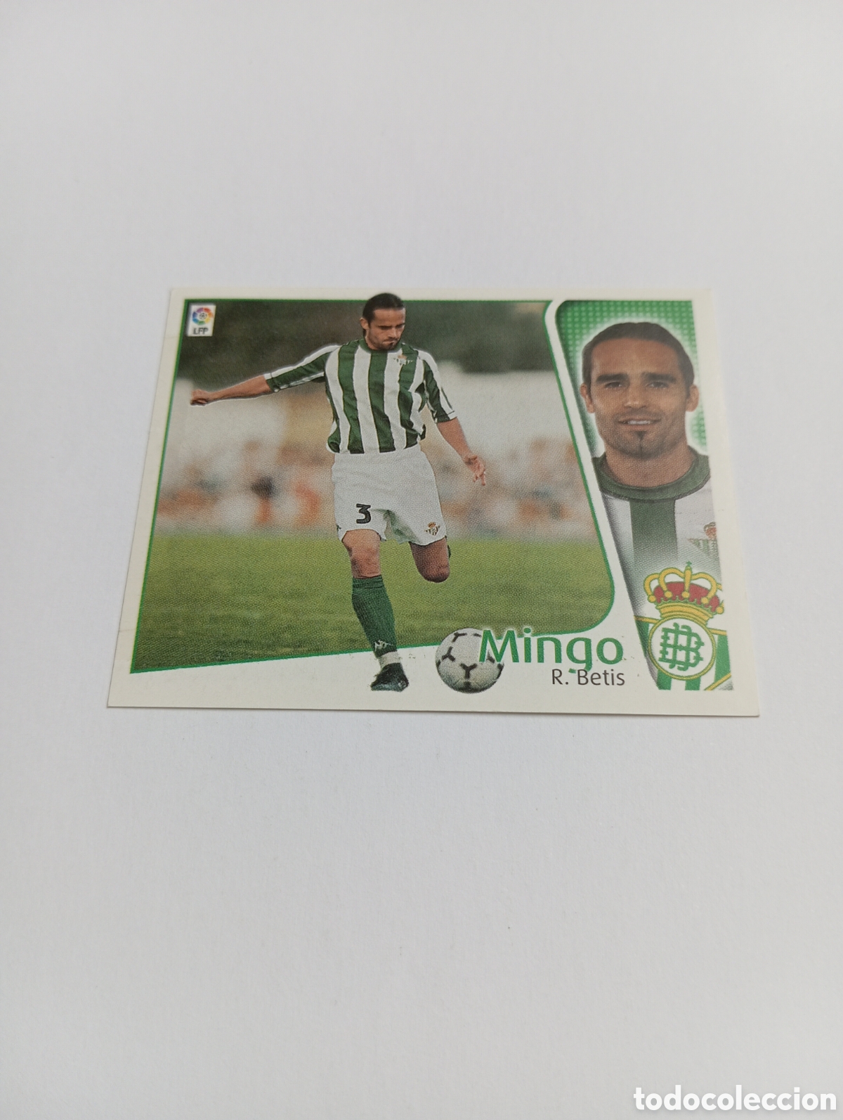Cromos de f&uacute;tbol: MINGO BAJA Betis LIGA ESTE 2004 2005 PANINI 04 05