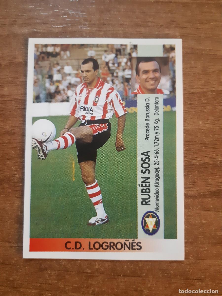 Cromos de f&uacute;tbol: N&deg;318-A COLOCA RUB&Eacute;N SOSA LOGRO&Ntilde;&Eacute;S LIGA 96-97 PANINI. NUNCA PEGADO, SIN PEGAR