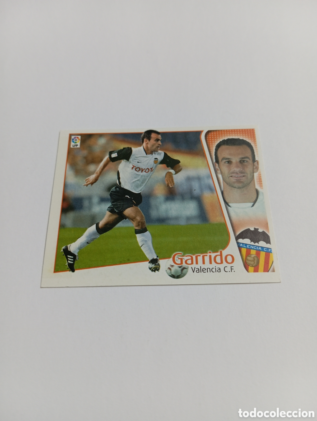 Cromos de f&uacute;tbol: GARRIDO BAJA Valencia LIGA ESTE 2004 2005 PANINI 04 05