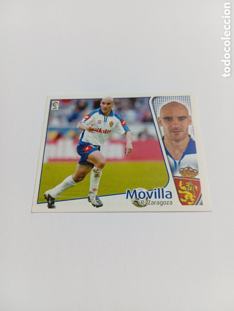 Cromos de f&uacute;tbol: MOVILLA Zaragoza LIGA ESTE 2004 2005 PANINI 04 05