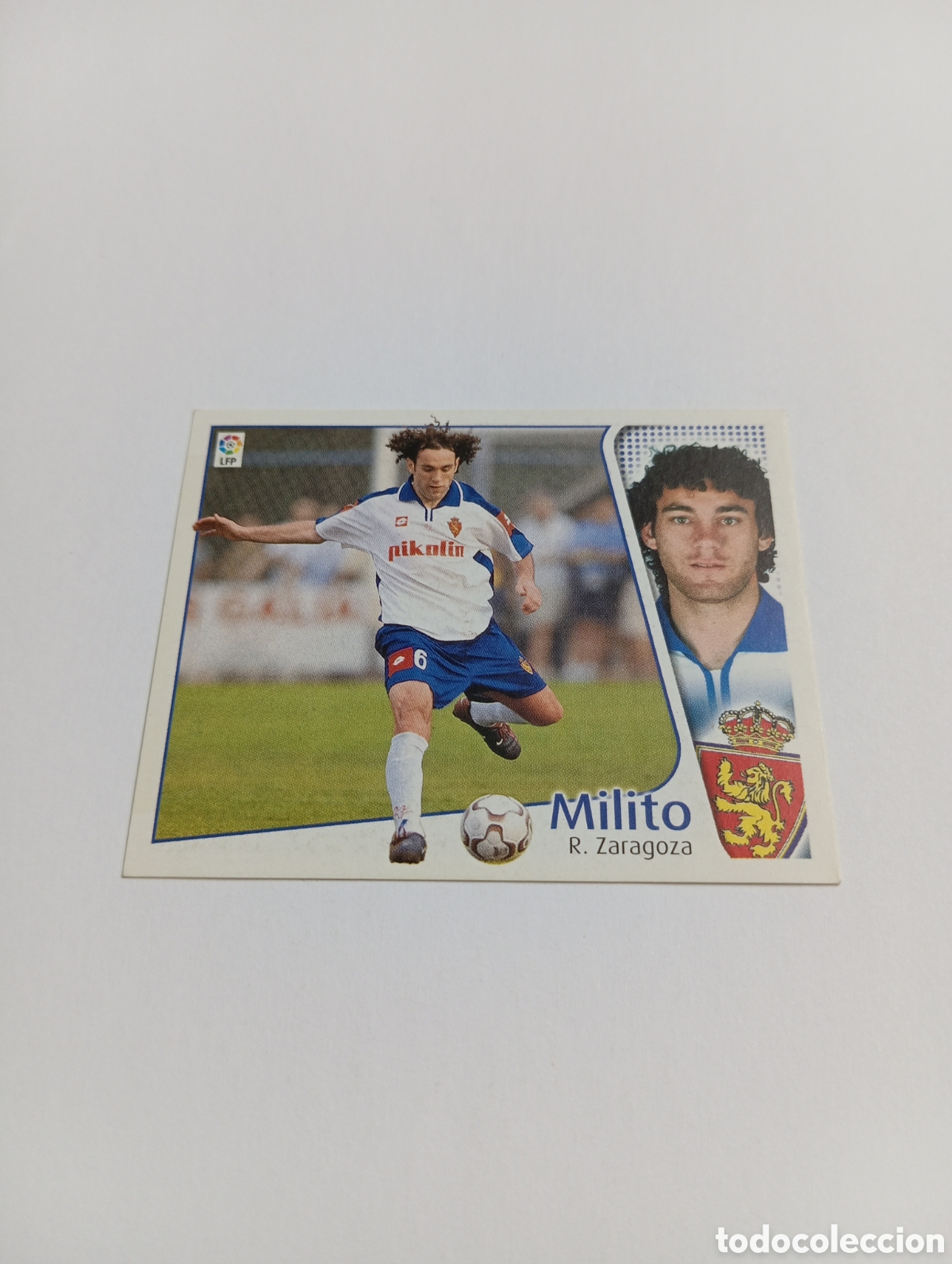Cromos de f&uacute;tbol: MILITO Zaragoza LIGA ESTE 2004 2005 PANINI 04 05
